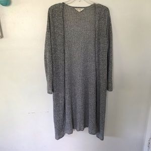Midi gray cardigan